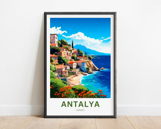 Antalya Travel Poster