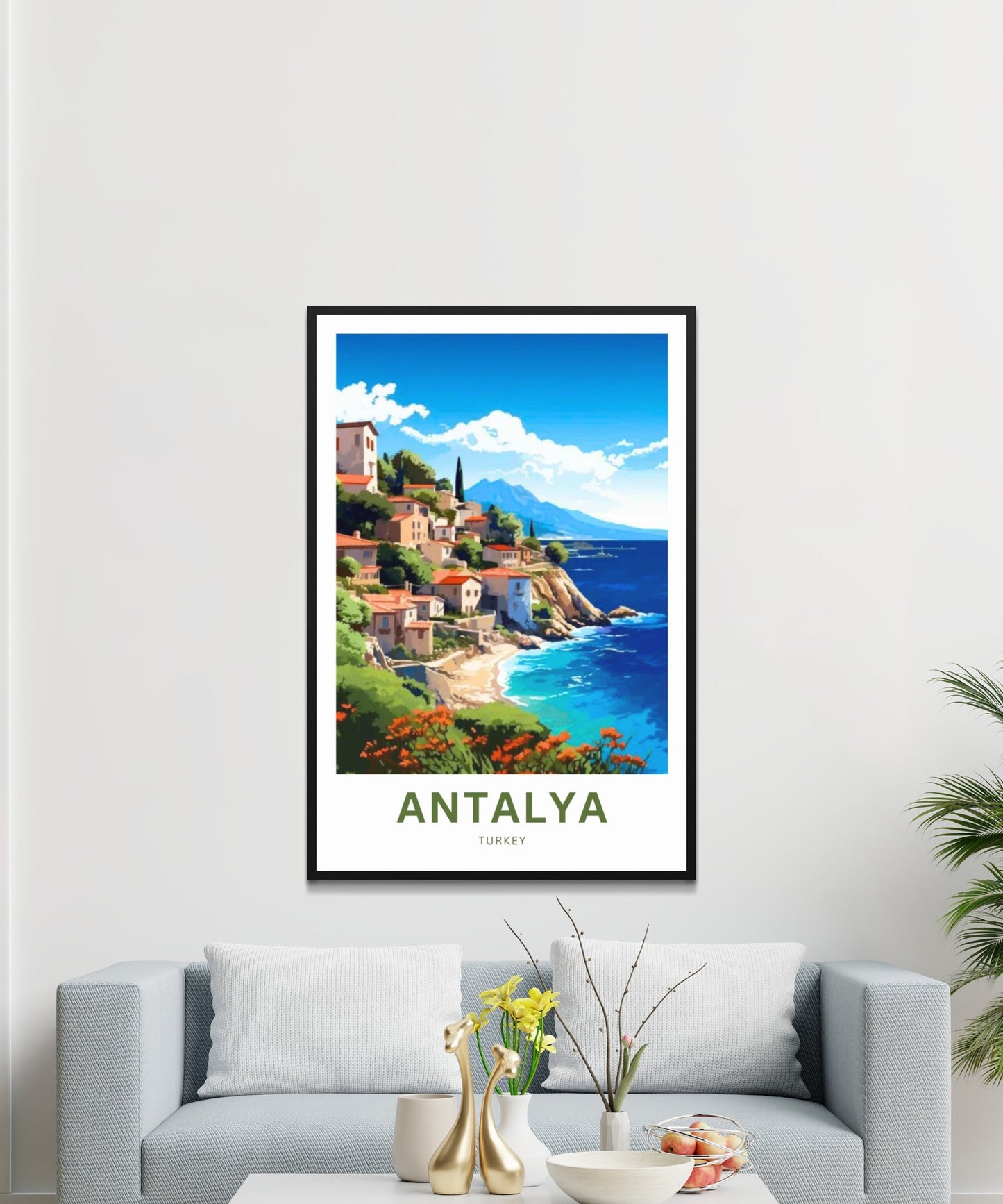 Antalya Travel Poster