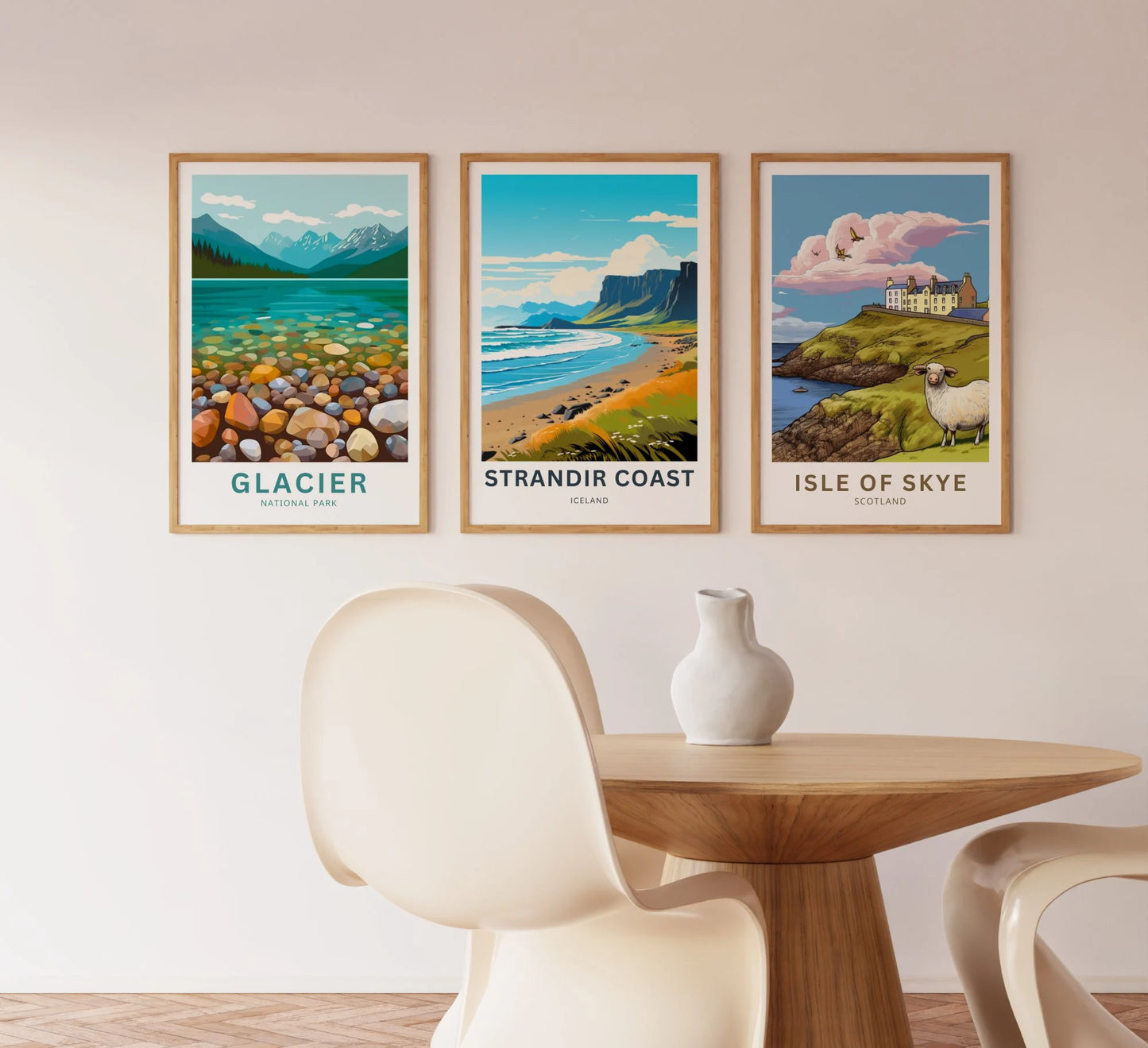 Strandir Coast Travel Poster