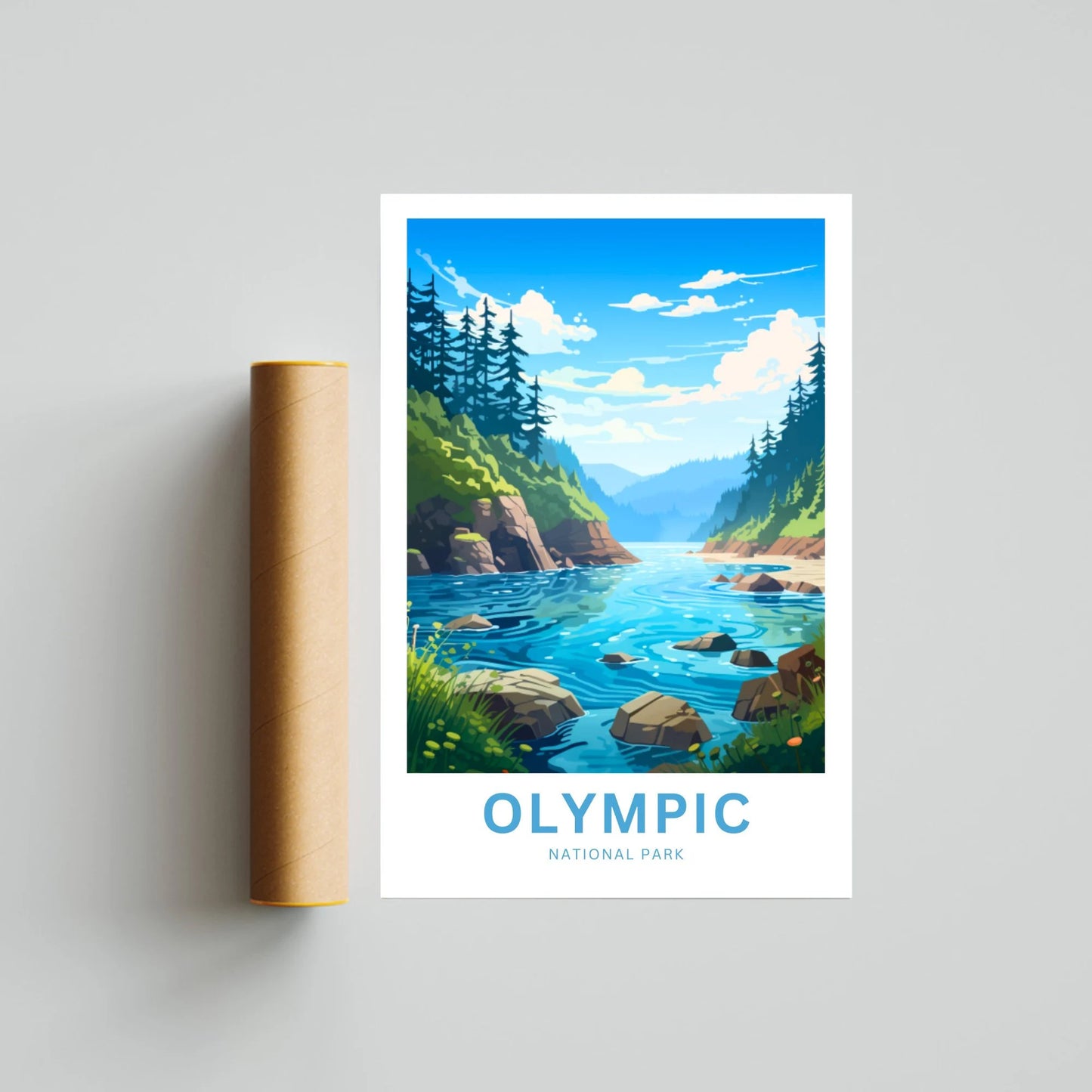 Olympic Travel Poster