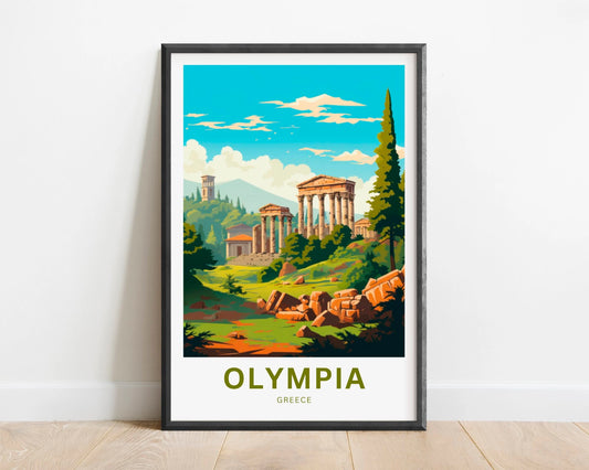 Olympia Travel Poster