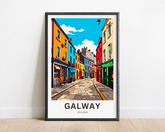 Galway Travel Poster