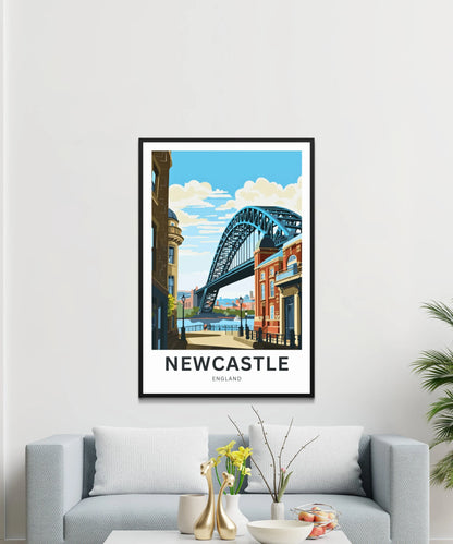 Newcastle Travel Poster