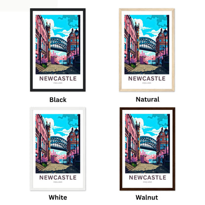 Newcastle Travel Poster