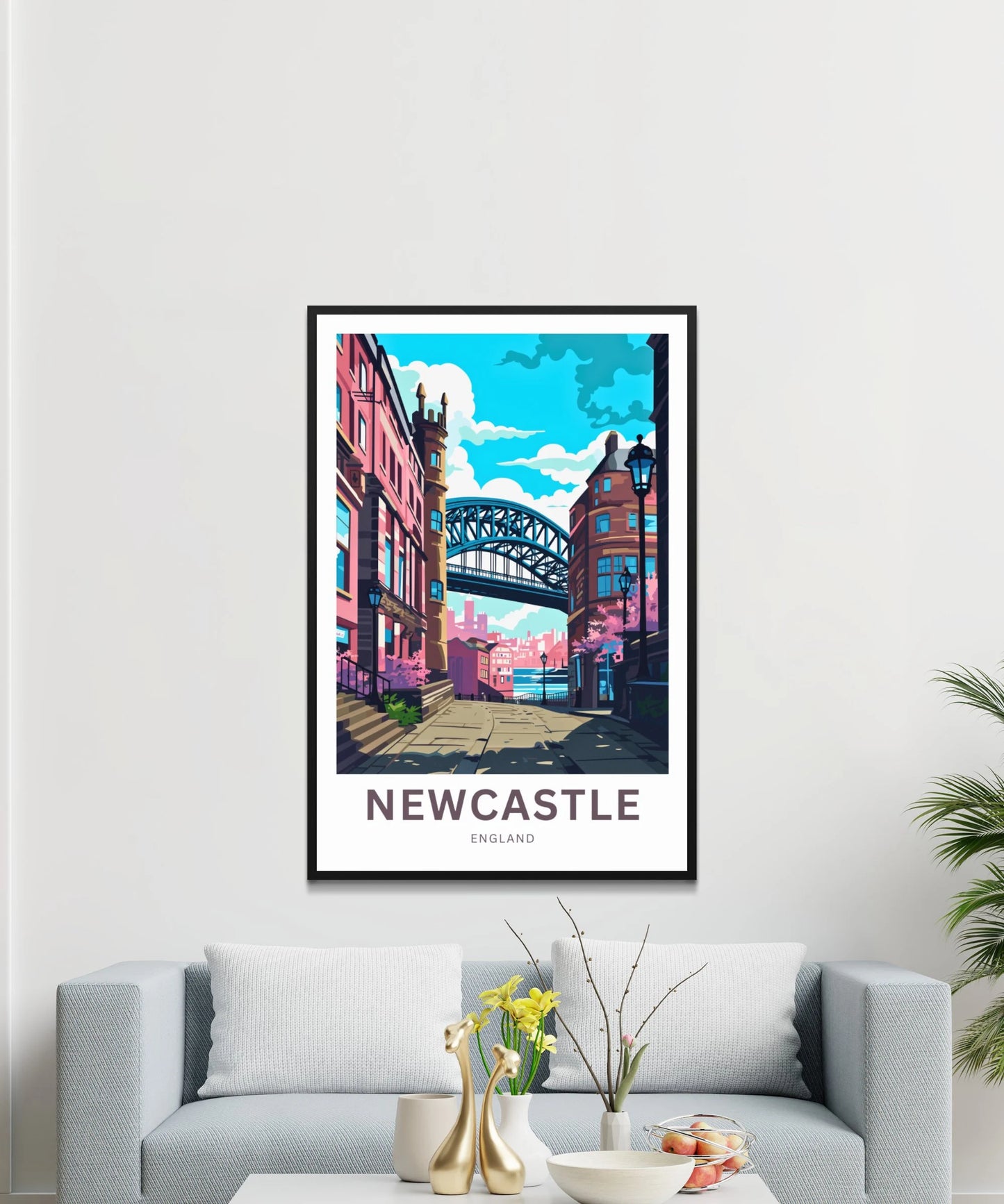 Newcastle Travel Poster