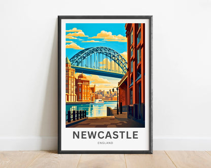 Newcastle Travel Poster