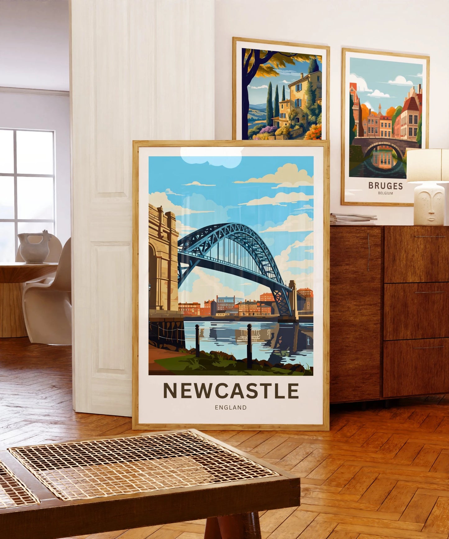 Newcastle Travel Poster