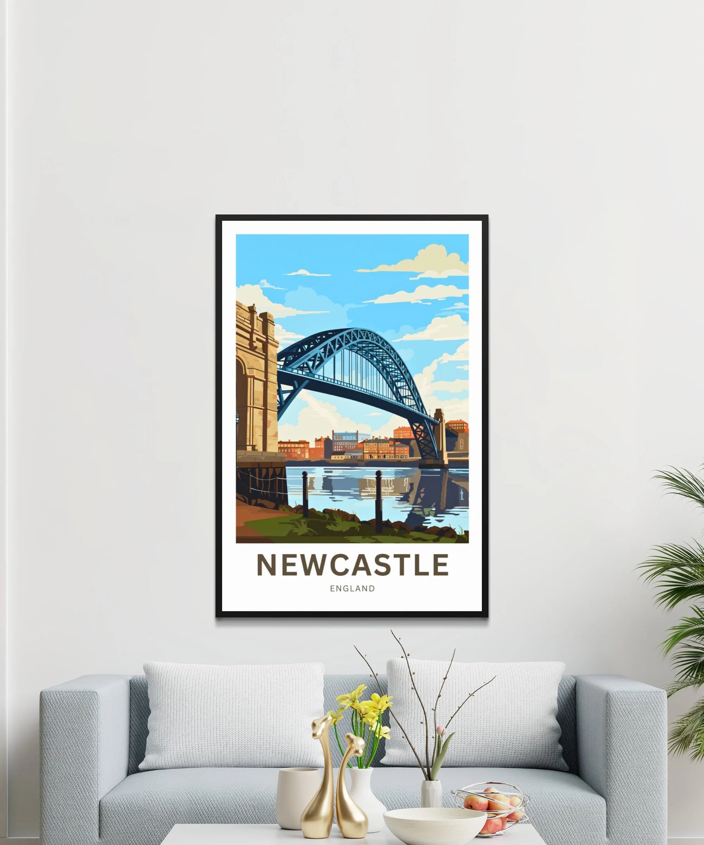 Newcastle Travel Poster