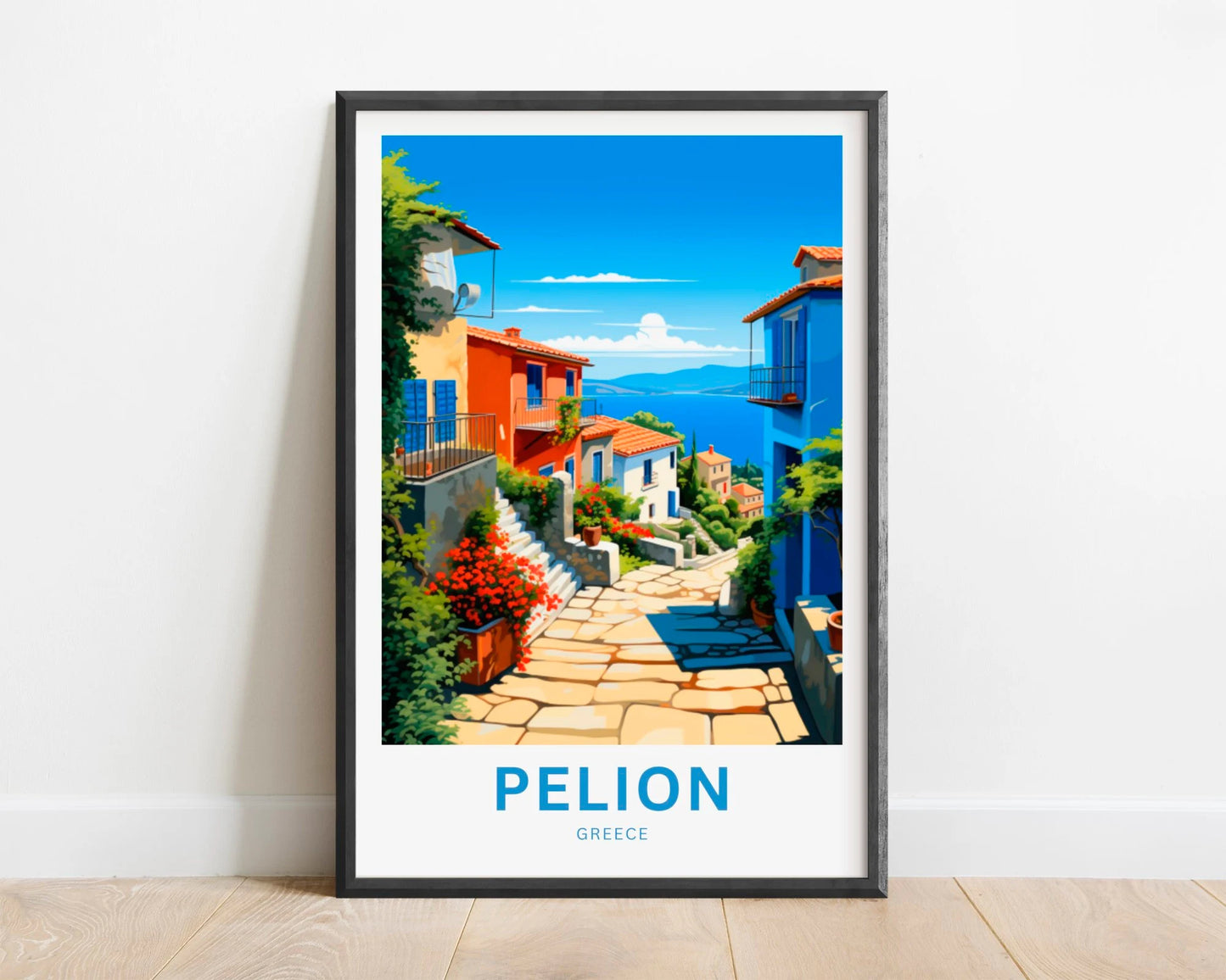 Pelion Travel Poster