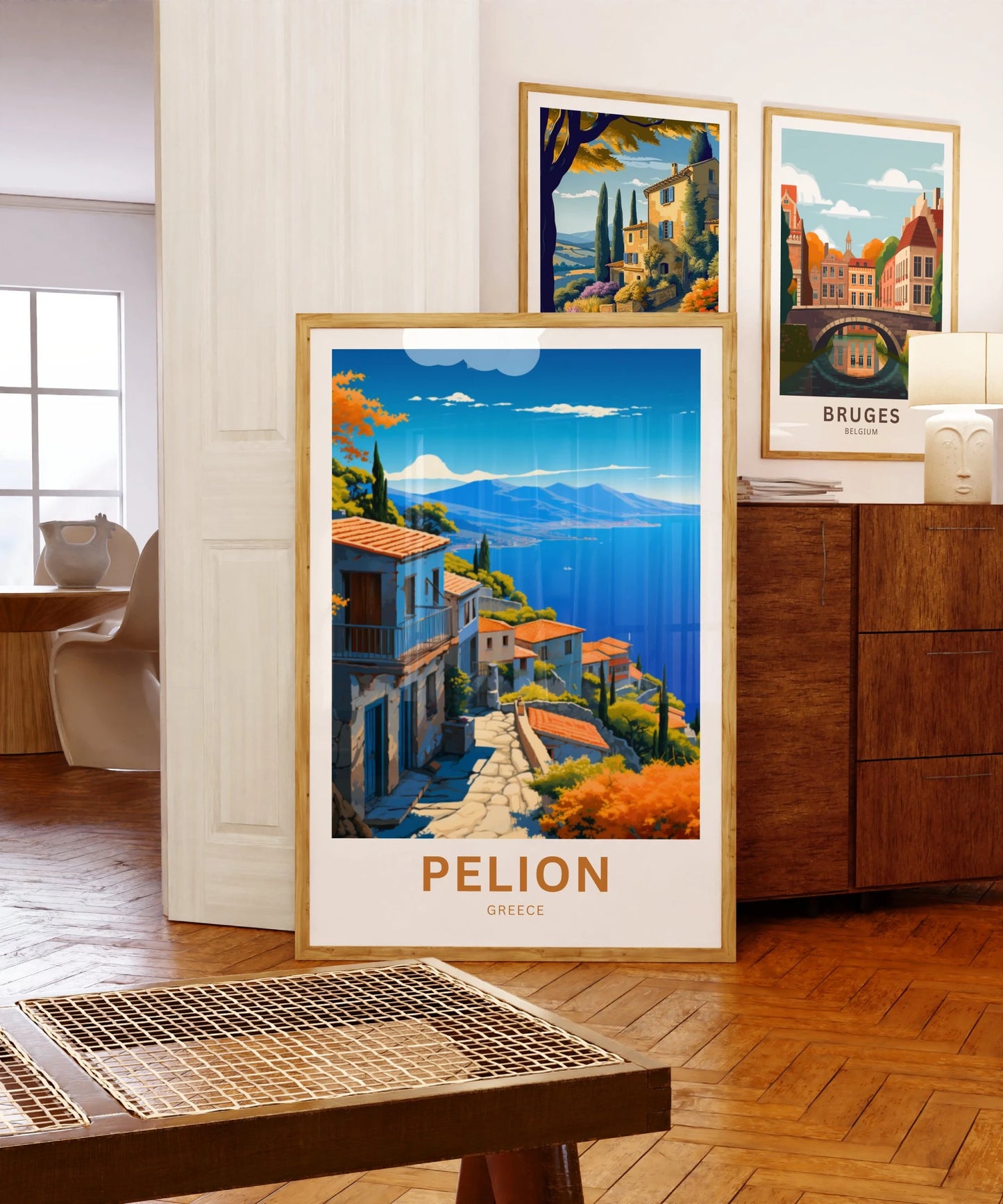 Pelion Travel Poster