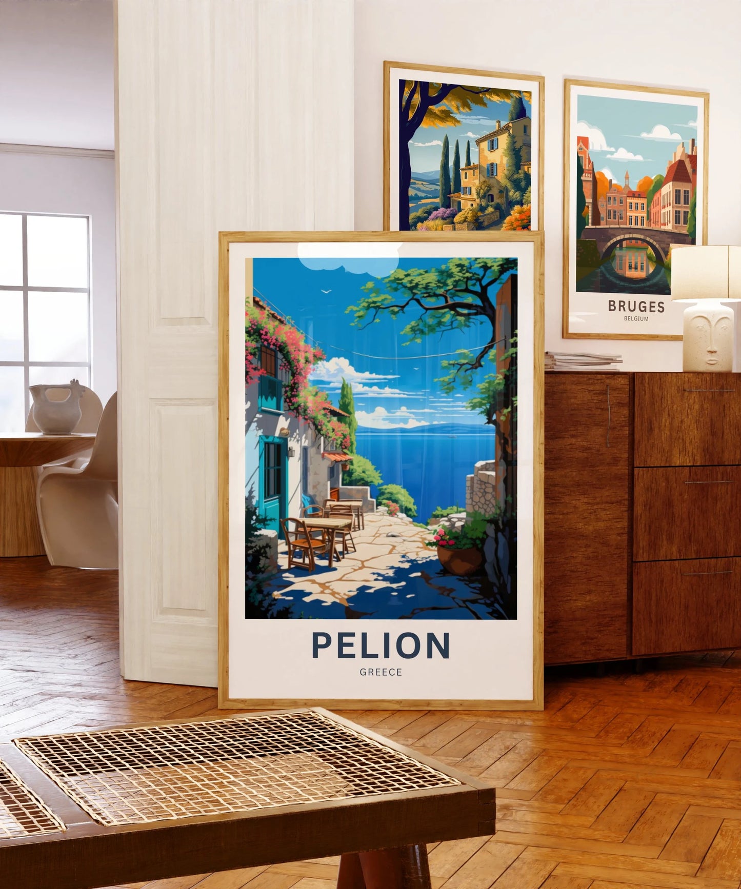 Pelion Travel Poster