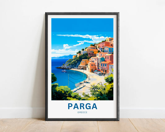 Parga Travel Poster