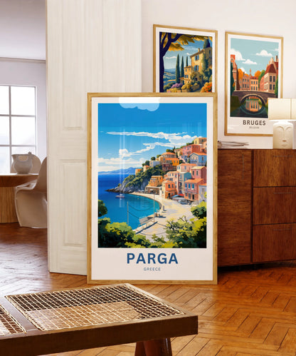 Parga Travel Poster