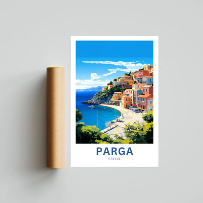 Parga Travel Poster