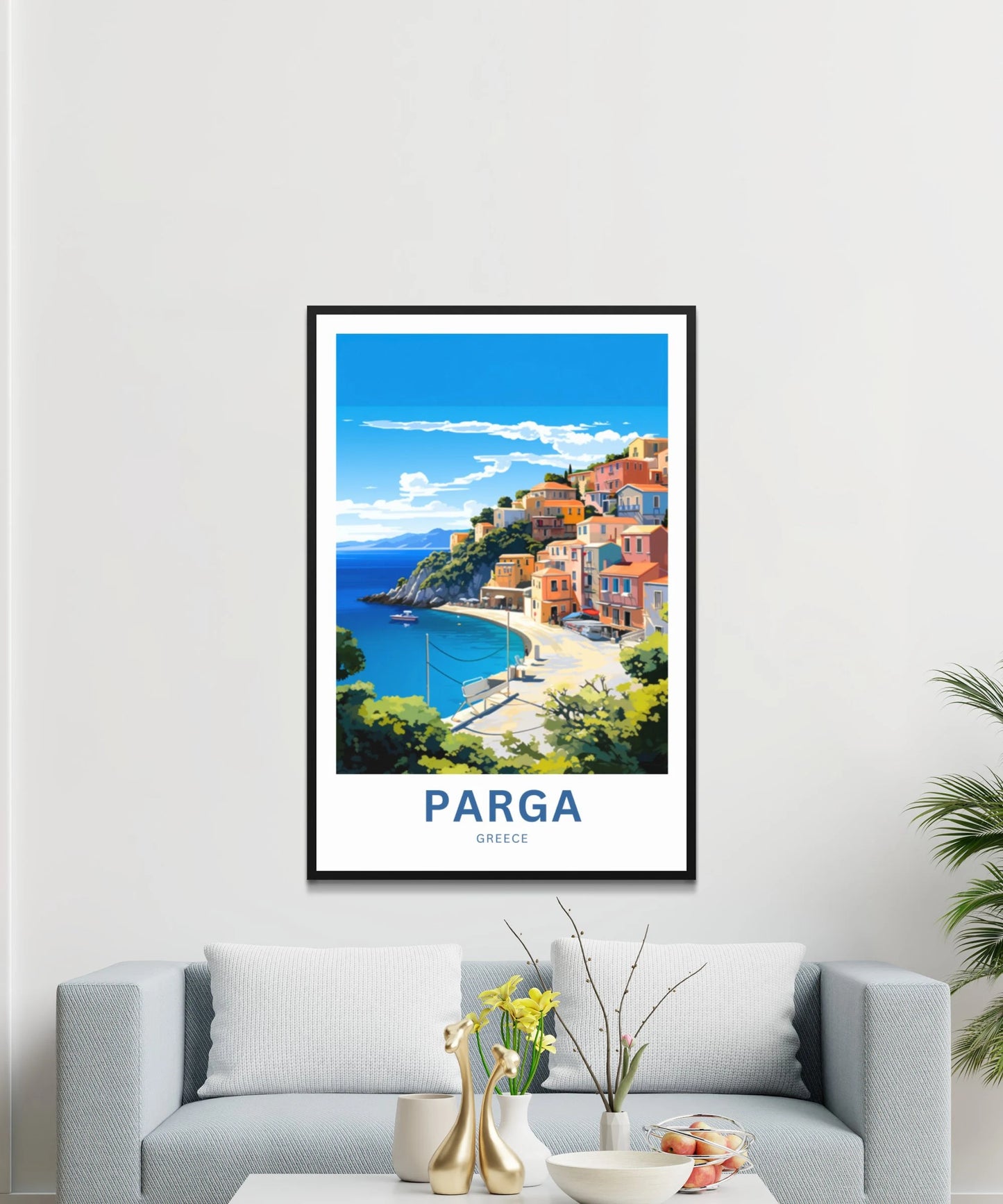 Parga Travel Poster