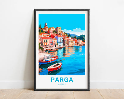 Parga Travel Poster