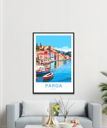 Parga Travel Poster