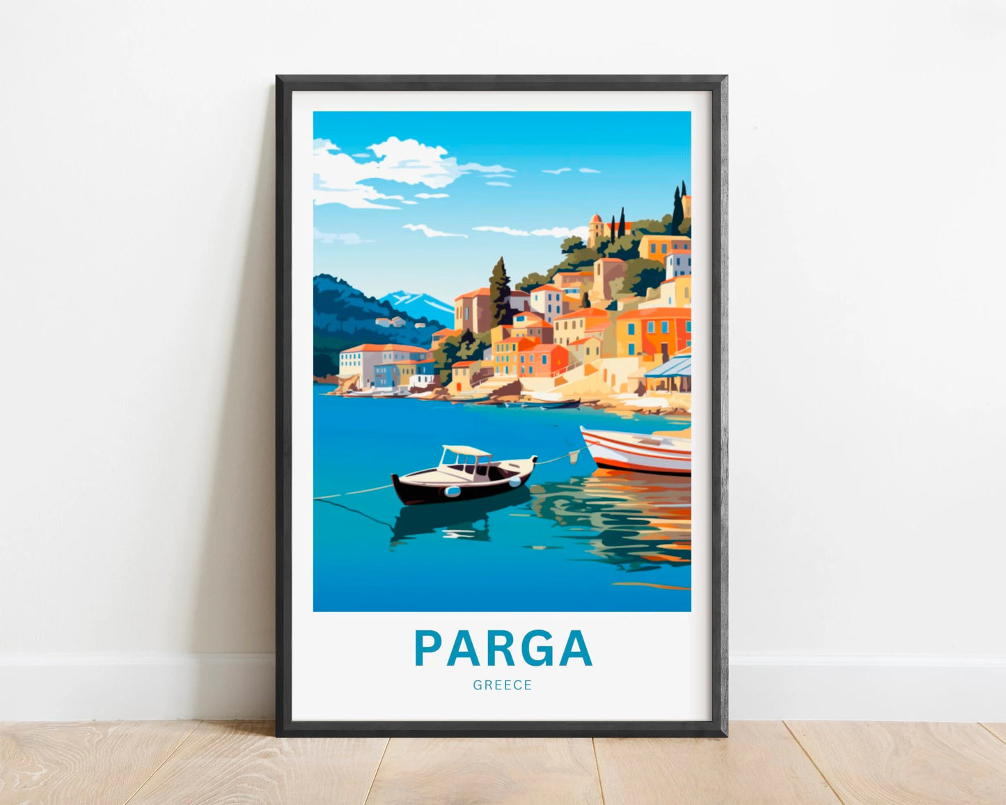 Parga Travel Poster