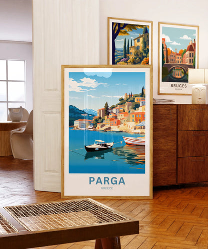 Parga Travel Poster