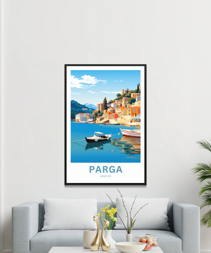 Parga Travel Poster