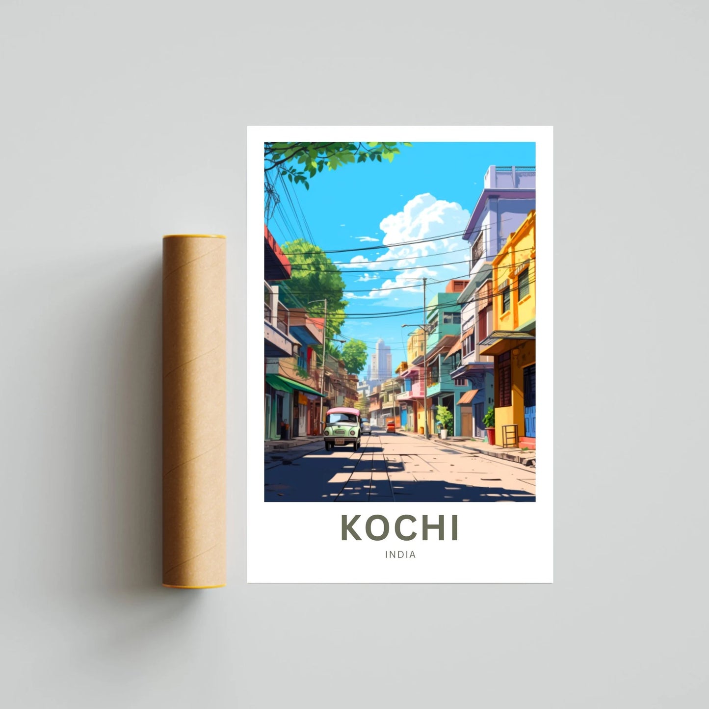 Kochi Travel Poster