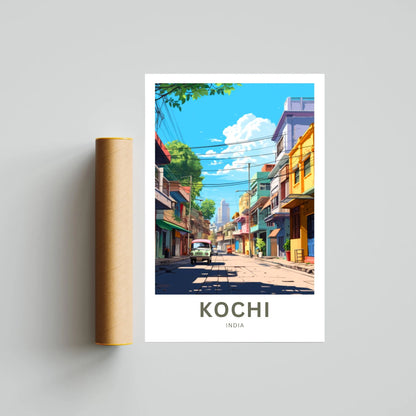 Kochi Travel Poster