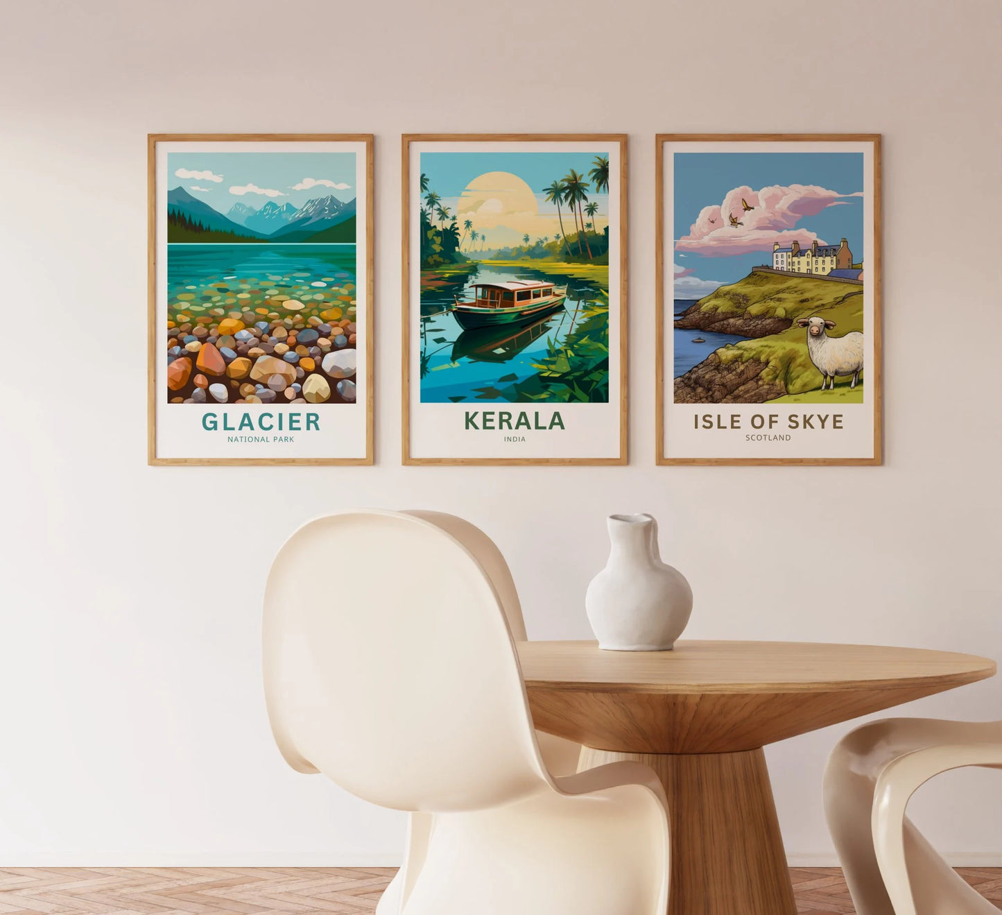 Kerala Travel Poster