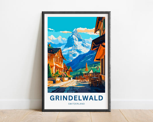 Grindelwald Travel Poster