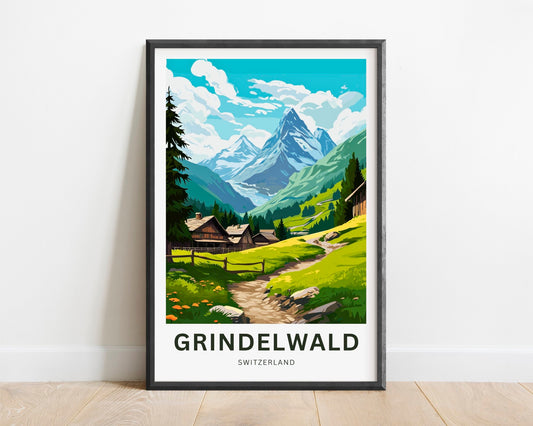 Grindelwald Travel Poster