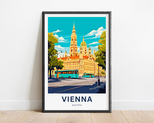 Vienna Travel Poster