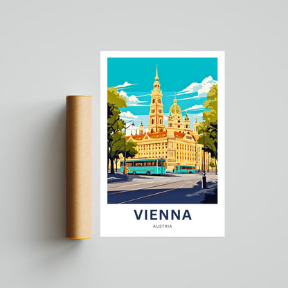 Vienna Travel Poster