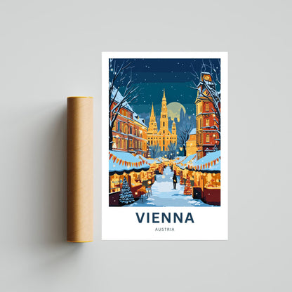 Vienna Travel Poster