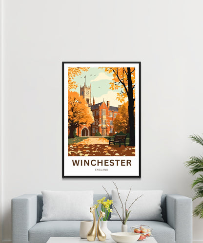 Winchester Travel Poster