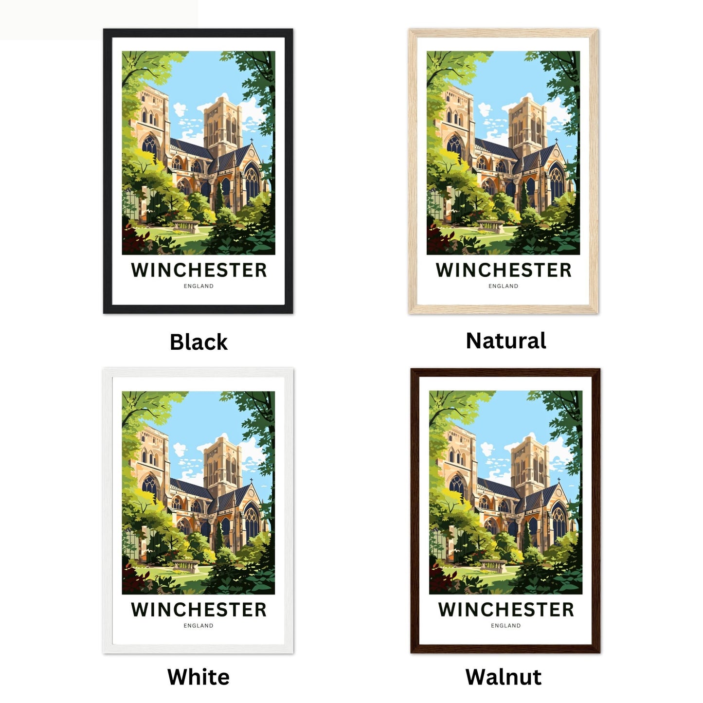Winchester Travel Poster