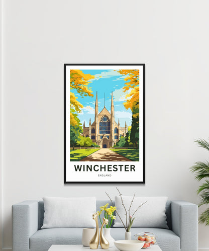 Winchester Travel Poster