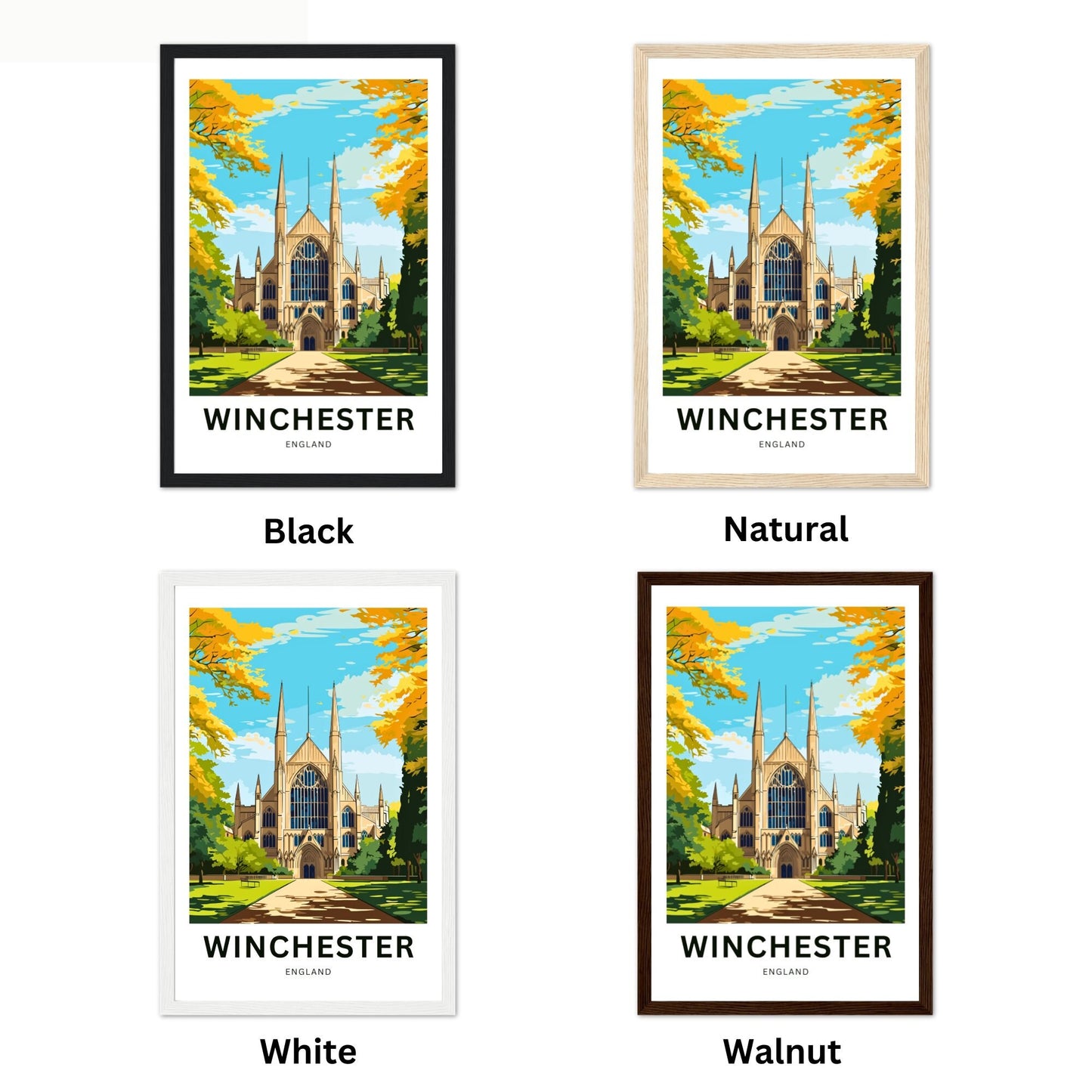 Winchester Travel Poster