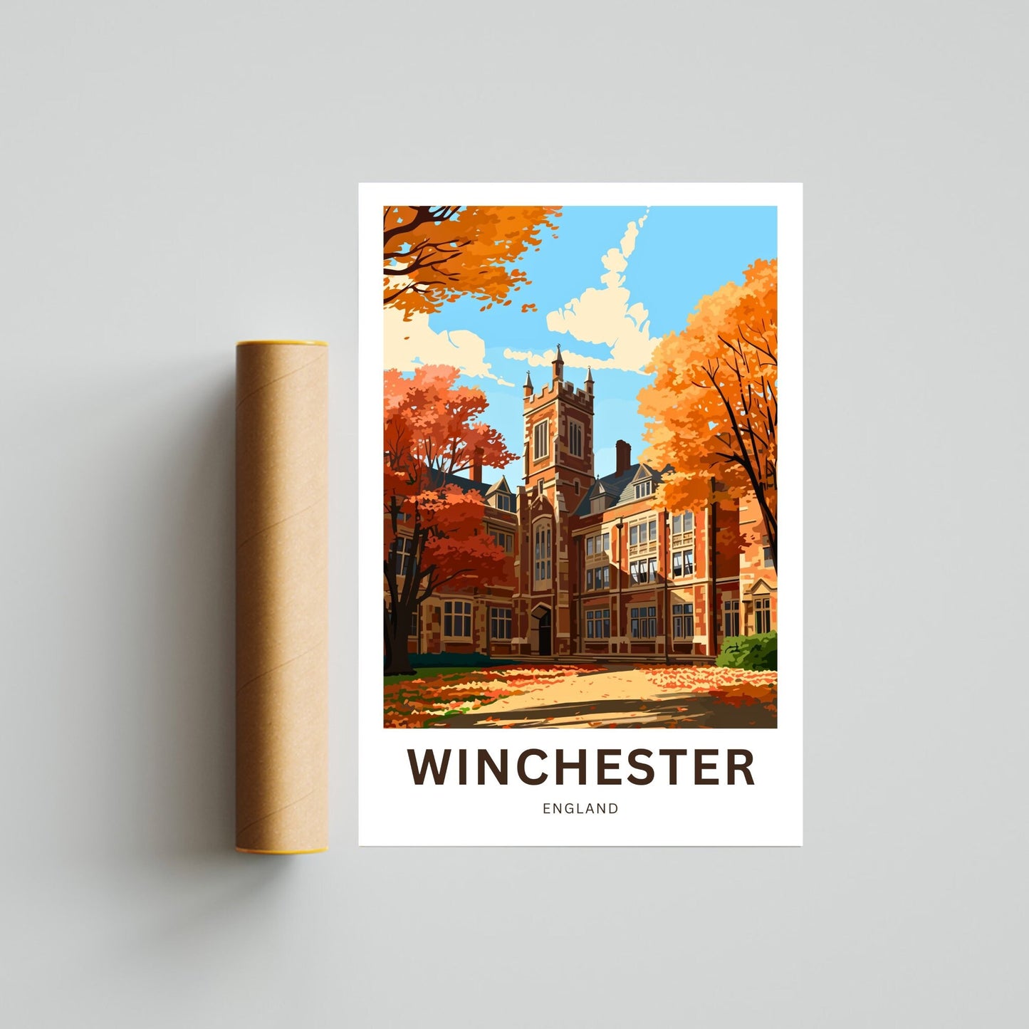 Winchester Travel Poster