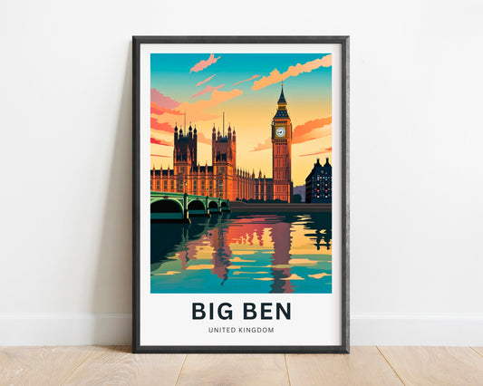 Big Ben Travel Poster
