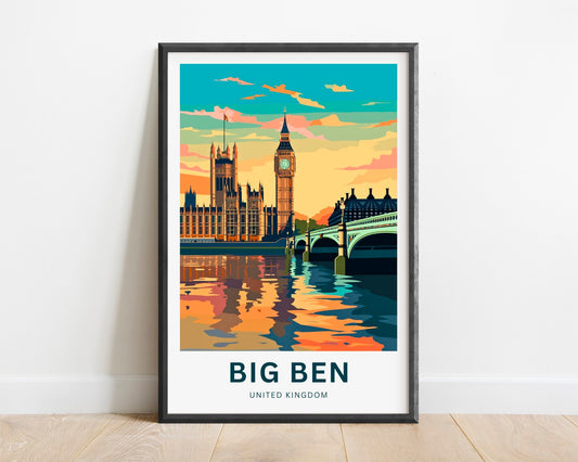 Big Ben Travel Poster