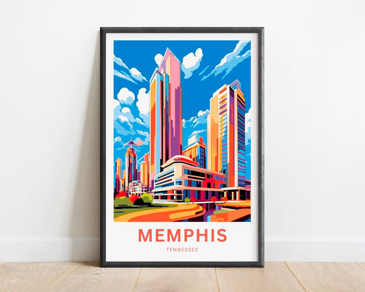 Memphis Travel Poster