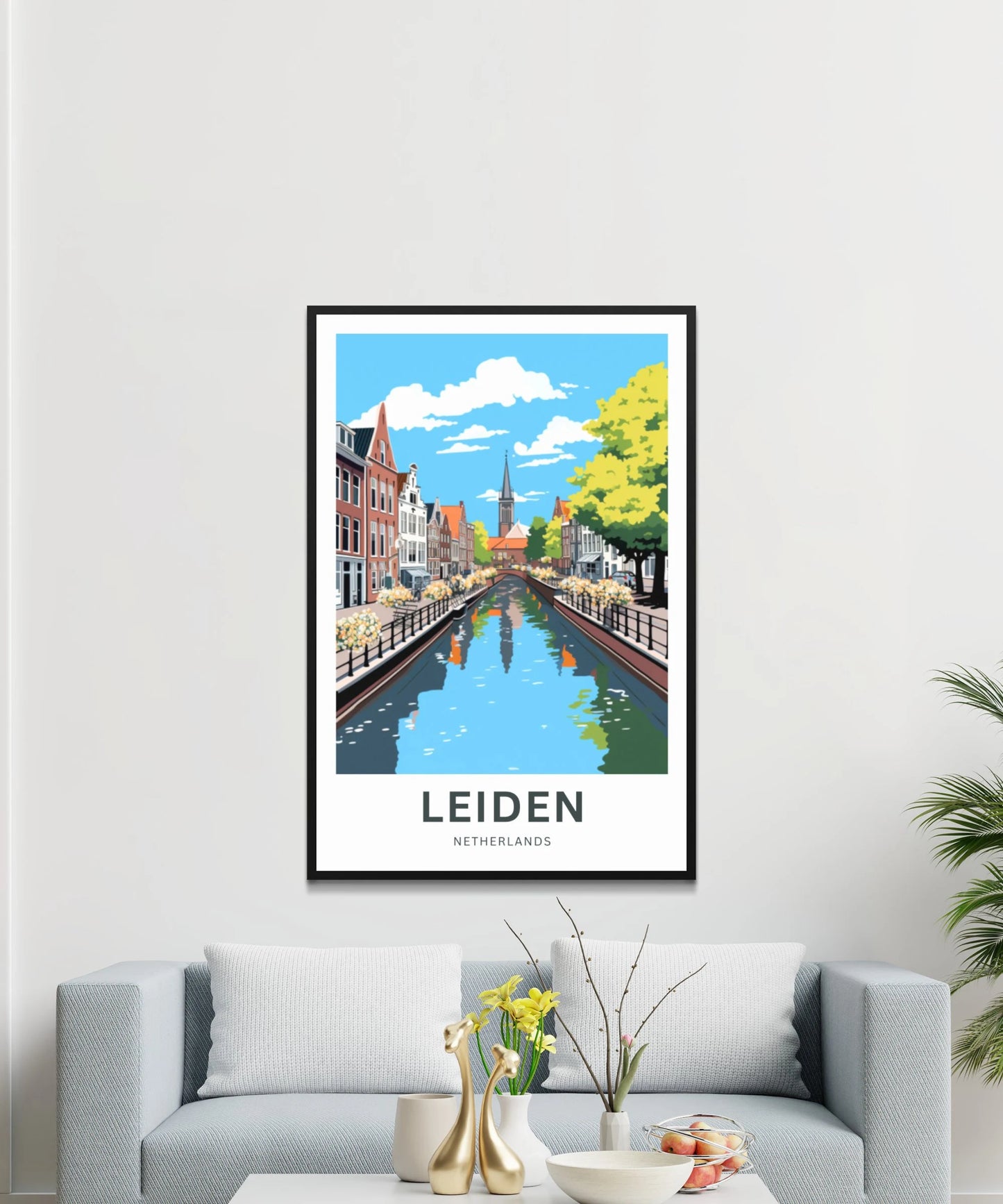 Leiden Travel Poster