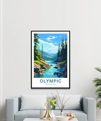 Olympic Travel Poster