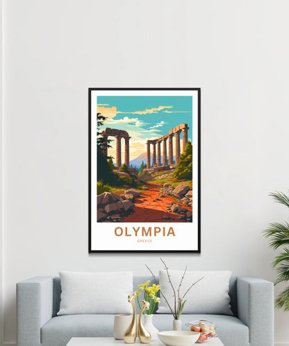 Olympia Travel Poster