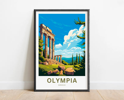 Olympia Travel Poster