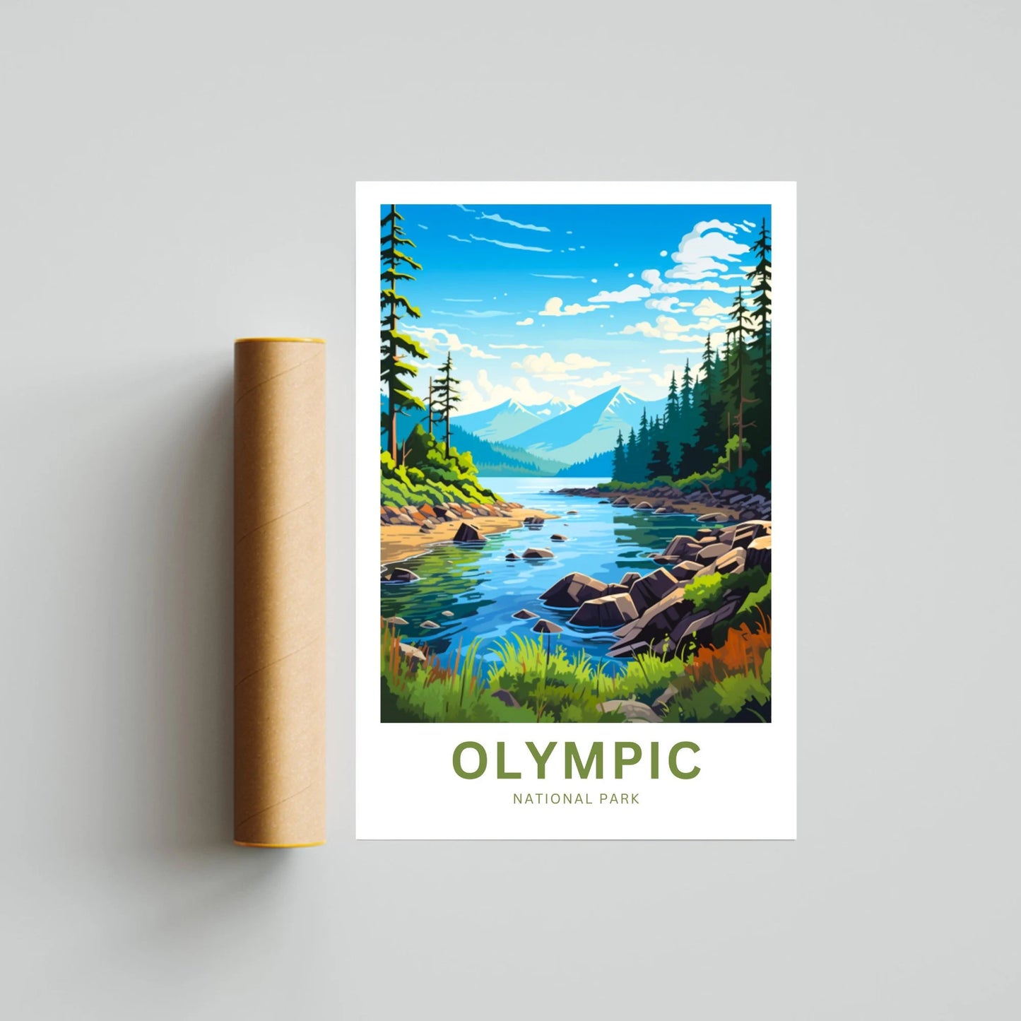 Olympic Travel Poster