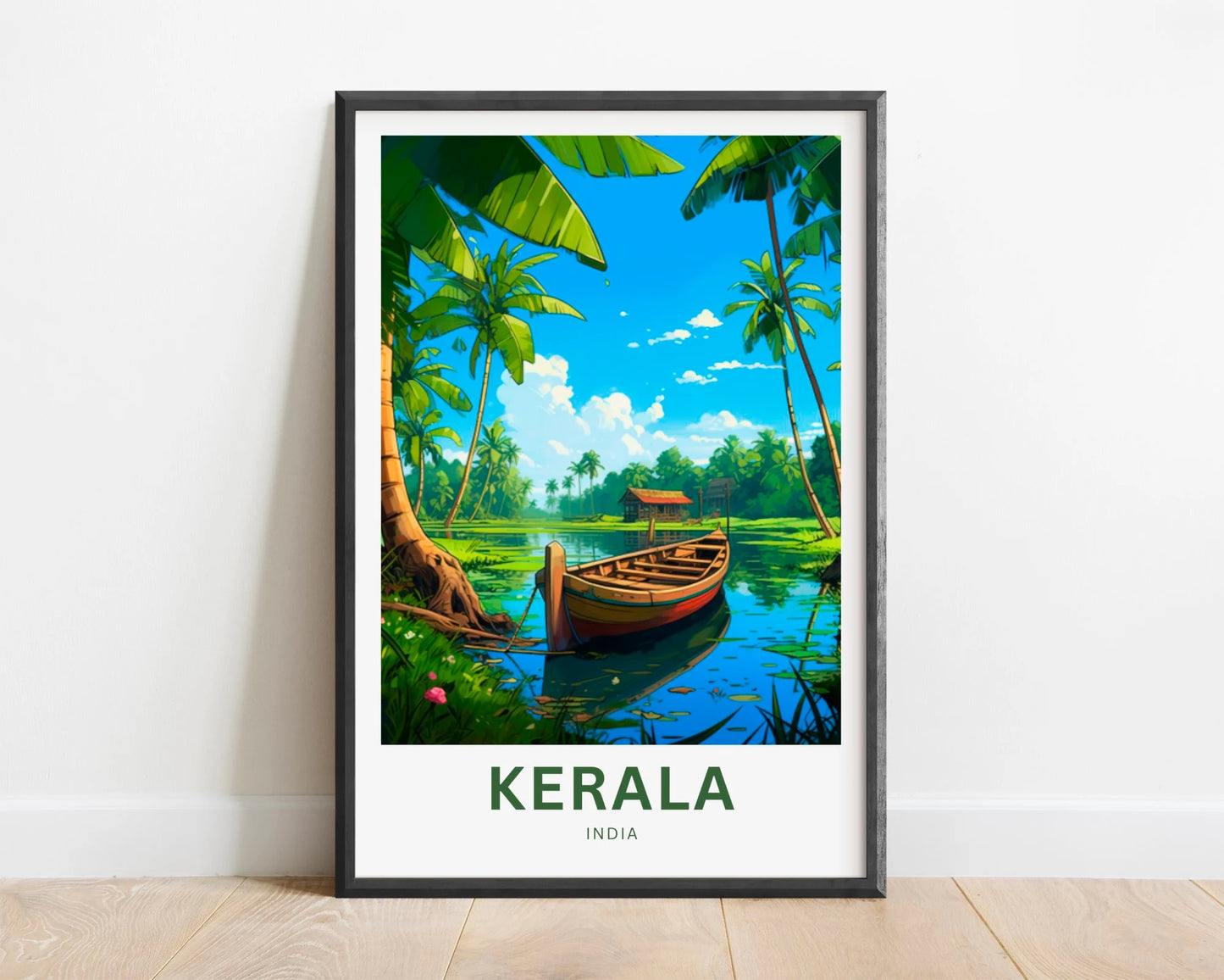 Kerala Travel Poster