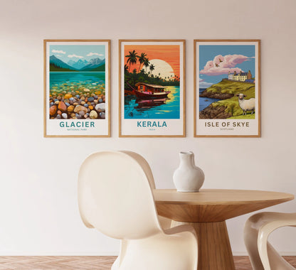 Kerala Travel Poster