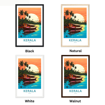 Kerala Travel Poster