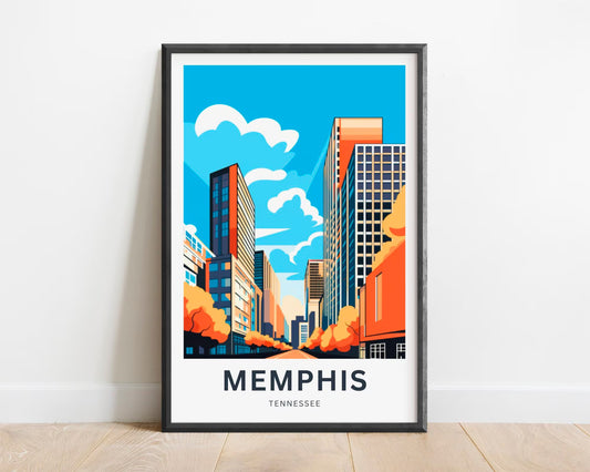 Memphis Travel Poster