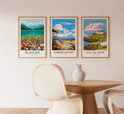 Taman Safari Travel Poster